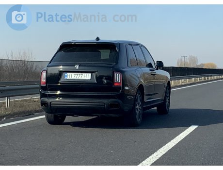 HI 7777 HI, Rolls-Royce Cullinan