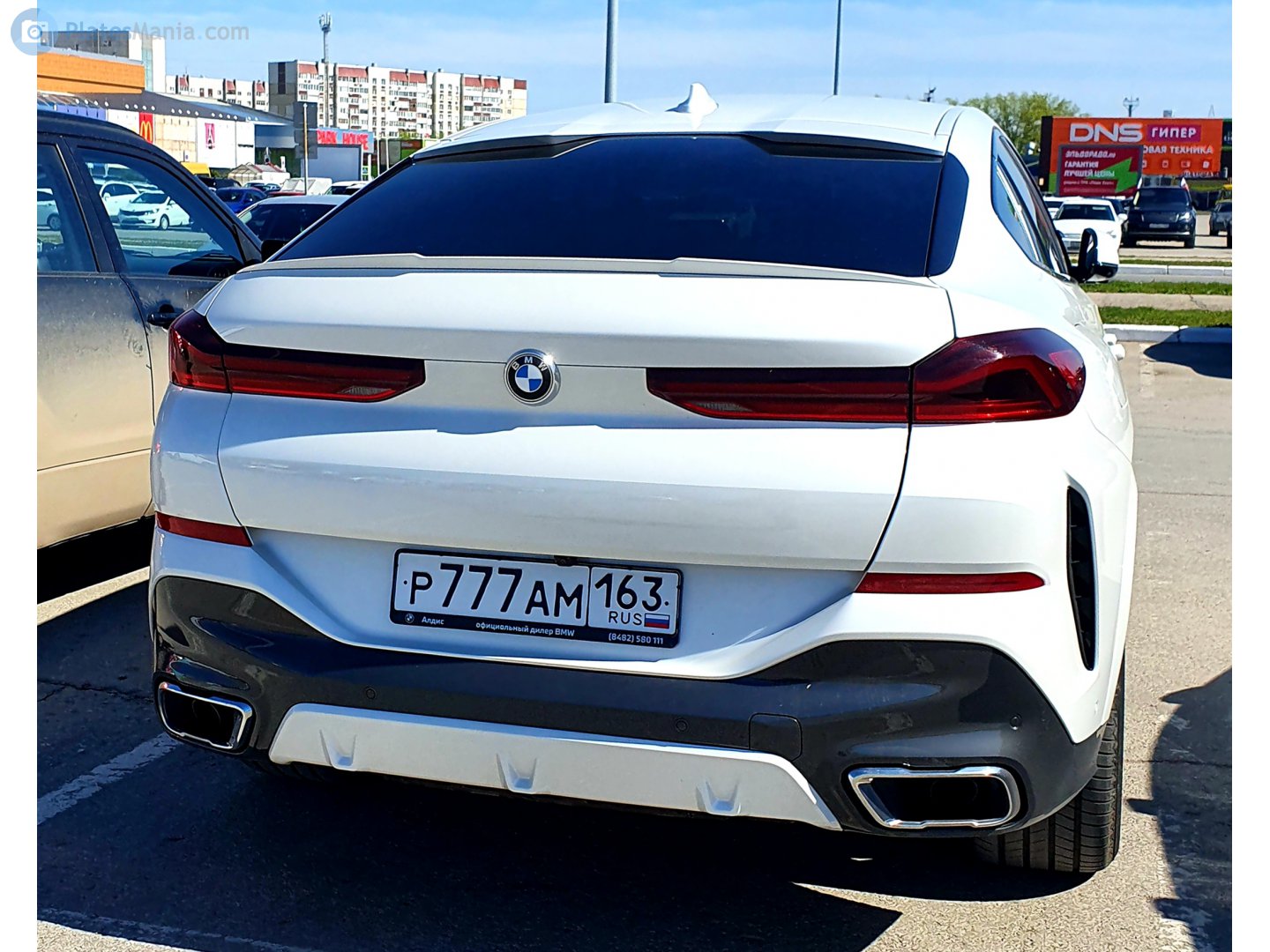 р 777 ам 163, BMW X6 3rd gen (G06), 2019–