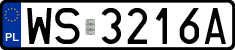 License plates of Poland, Regular car plates