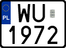 License plates of Poland, Special vehicles and motorcycles