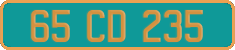 French license plate, Diplomatic