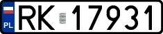 License plates of Poland, Regular car plates