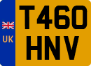 License plate of the United Kingdom, 1983 year system
