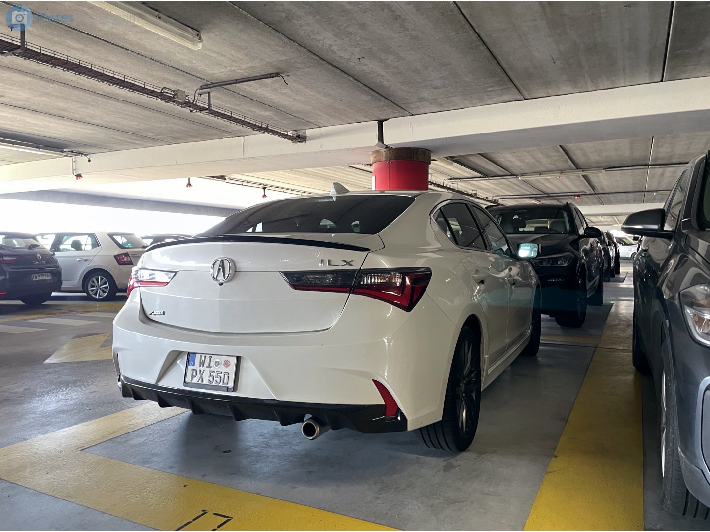 WI PX 550, Acura ILX 1st gen (DE), 2nd facelift, 2018–2022
