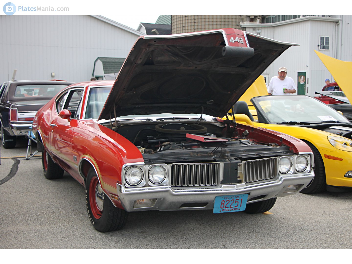 82251, Oldsmobile 442 2nd gen 1970 Hardtop Coupé (4487; A-body), 2nd facelift, 1969–1970