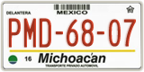 Michoacán, Cars (AAA-00-00)
