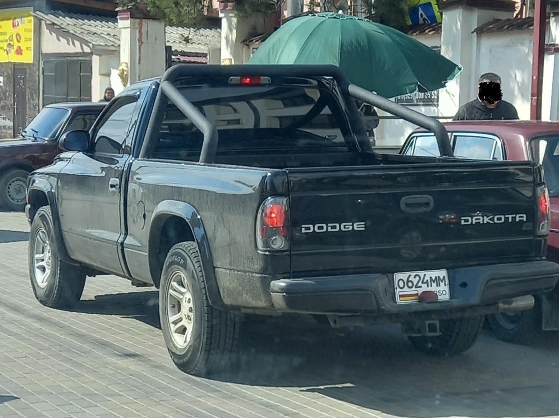 о 624 мм, Dodge Dakota 2nd gen (DN), 1996–2004