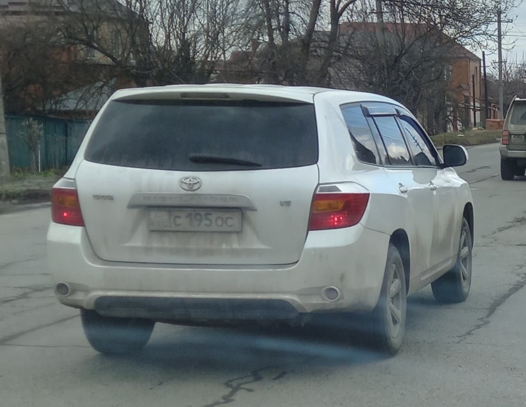 с 195 ос, Toyota Highlander 