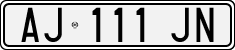 License plate of Italy, Cars (1994 year series)