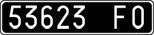 License plate of Italy, Cars (1927 year series)