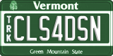 Vermont, Vanity Plates