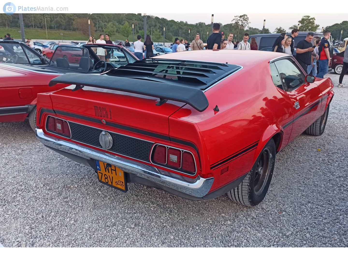 WH 78V, Ford Mustang 1st gen 2-door Fastback (63), facelift, 1970–1973