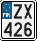 License plate of Finland, Motorcycles