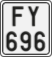 License plate of Finland, Motorcycles