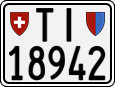 License plate of Switzerland, Motorcycles