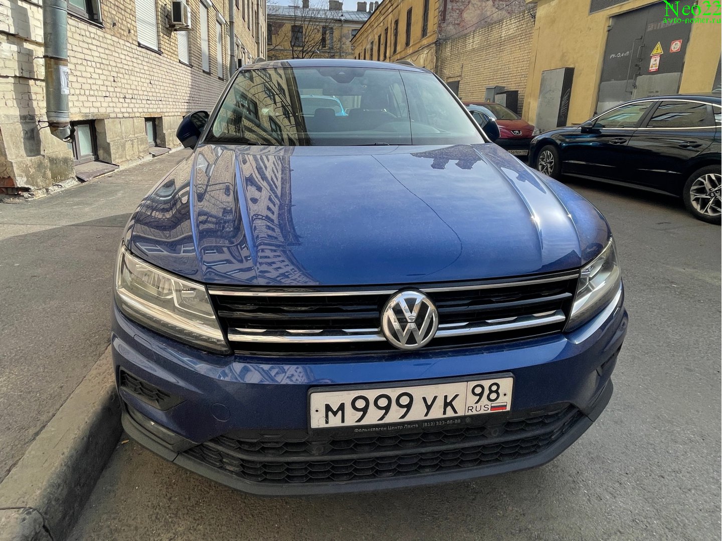 м 999 ук 98, Volkswagen Tiguan 2nd gen (AD/AX/Allspace/L), 2016–2021