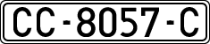 License plates of Spain, 1971 year series