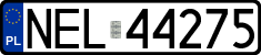 License plates of Poland, Regular car plates