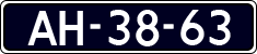 License plate of the Netherlands, Imported oldtimers (cars)