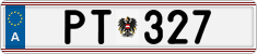 License plate of Austria, Official services and consulates