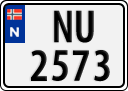 License plate of Norway, Trailers, motorcycles, special vehicles