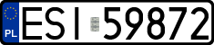 License plates of Poland, Regular car plates