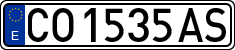 License plates of Spain, 1971 year series
