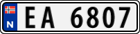 License plate of Norway, Trailers, motorcycles, special vehicles