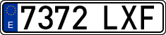 License plates of Spain, Ordinary (2000)