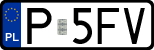 License plates of Poland, Regular car plates