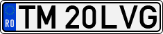 License plate of Romania, Regular plates