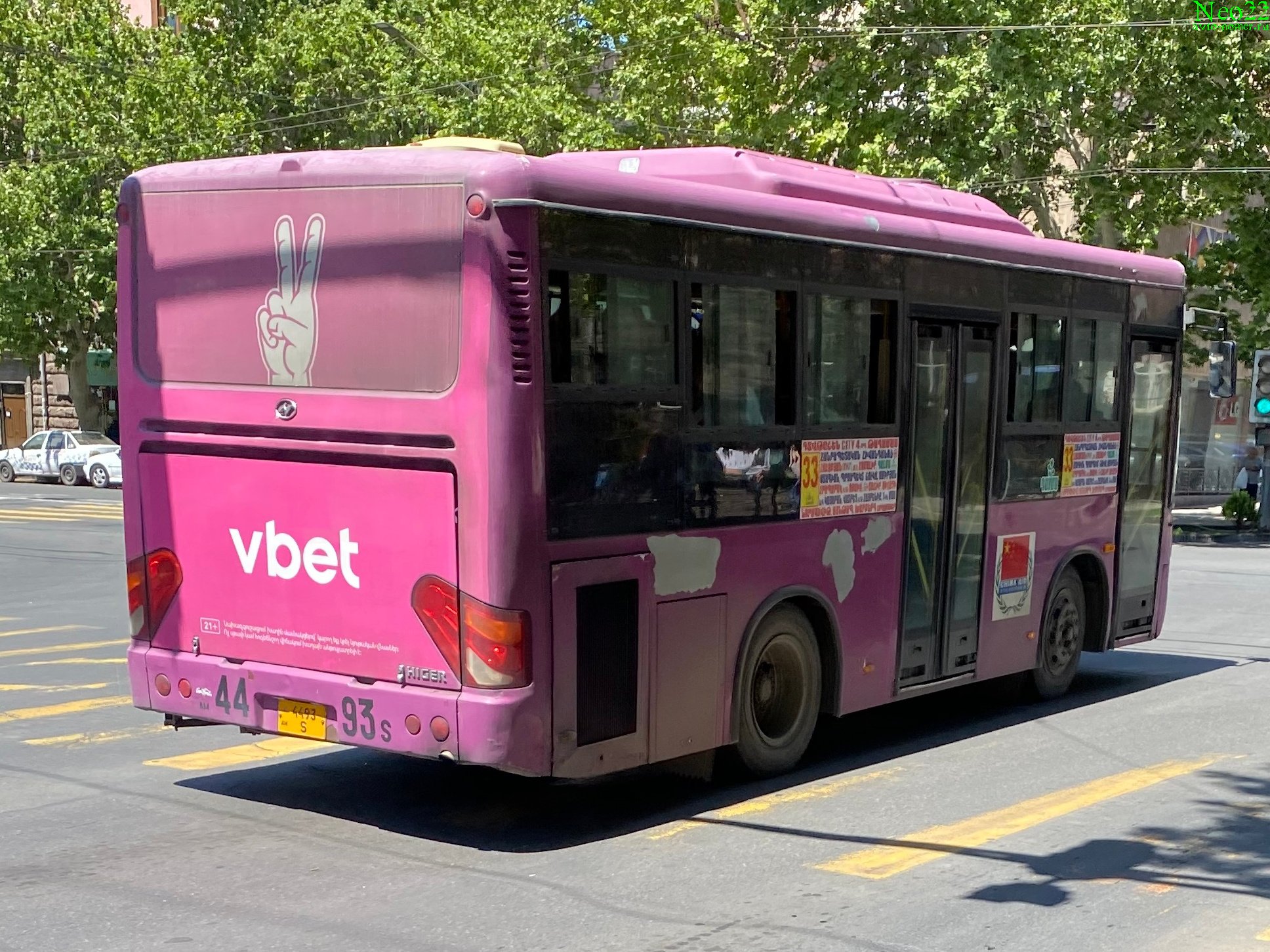 4493 S, Higer KLQ6770 