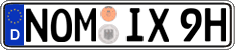 German license plate, Plates for oldtimers (type 