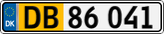 License plate of Denmark, Lower-taxed commercial vehicles