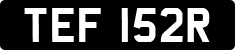License plate of the United Kingdom, 1963 year system