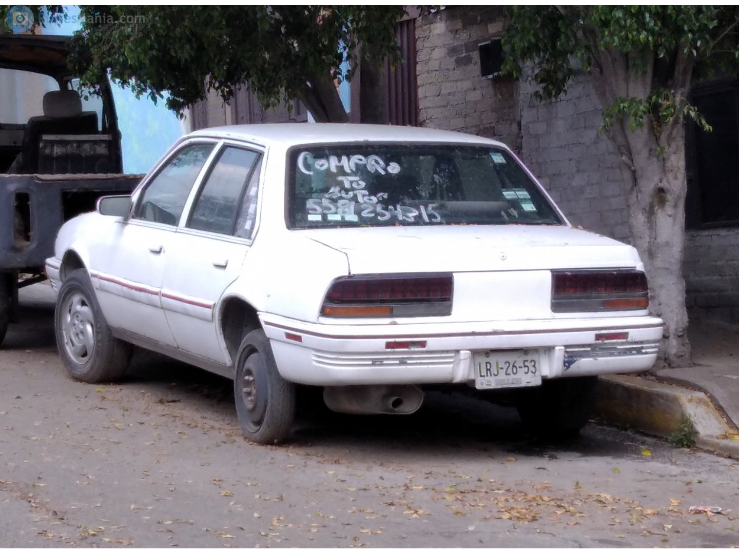 LRJ-26-53, Chevrolet Cavalier 2nd gen 4-door Sedan (C69; J-body), 1987–1990