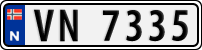 License plate of Norway, Trailers, motorcycles, special vehicles