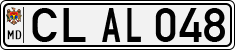 License plate of Moldova, Cars (1992)