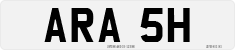 License plate of the United Kingdom, 1963 year system
