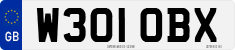 License plate of the United Kingdom, 1983 year system