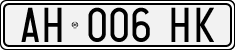 License plate of Italy, Cars (1994 year series)