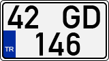 License plate of Turkey, Regular plates