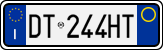 License plate of Italy, Cars (1994 year series)