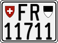 License plate of Switzerland, Motorcycles