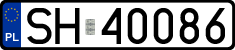 License plates of Poland, Regular car plates