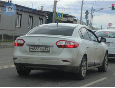 м888ка57, Renault Fluence