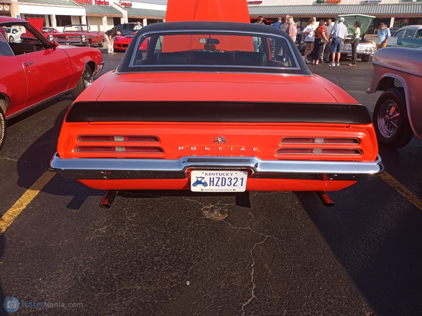 HZD321, Pontiac Firebird 1st gen 1969 Coupé (2337; F-body), facelift, 1968–1969