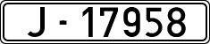 License plates of Spain, 1900 year series