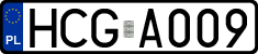 License plates of Poland, Authorities