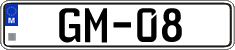 License plate of Malta, High authorities (GM-12)